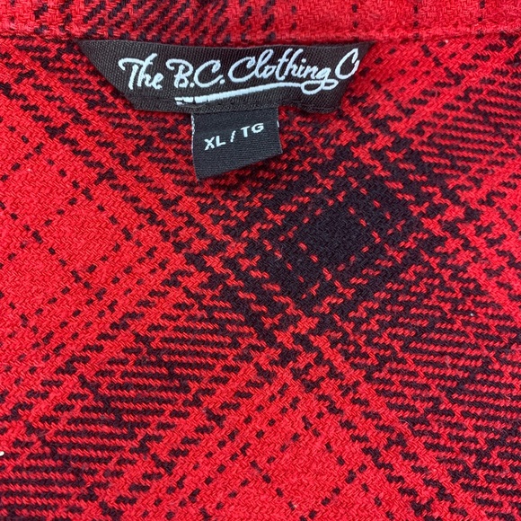 BC CLOTHING CO Women’s plaid button down- XL - Picture 6 of 7